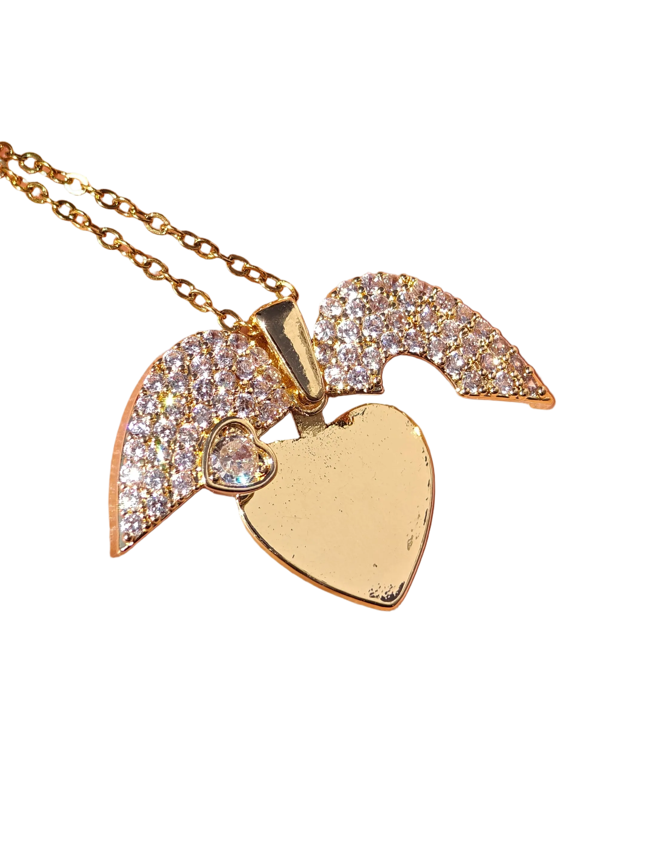 Corazón Con Mensaje Oculto aleación personalizado con fibra láser